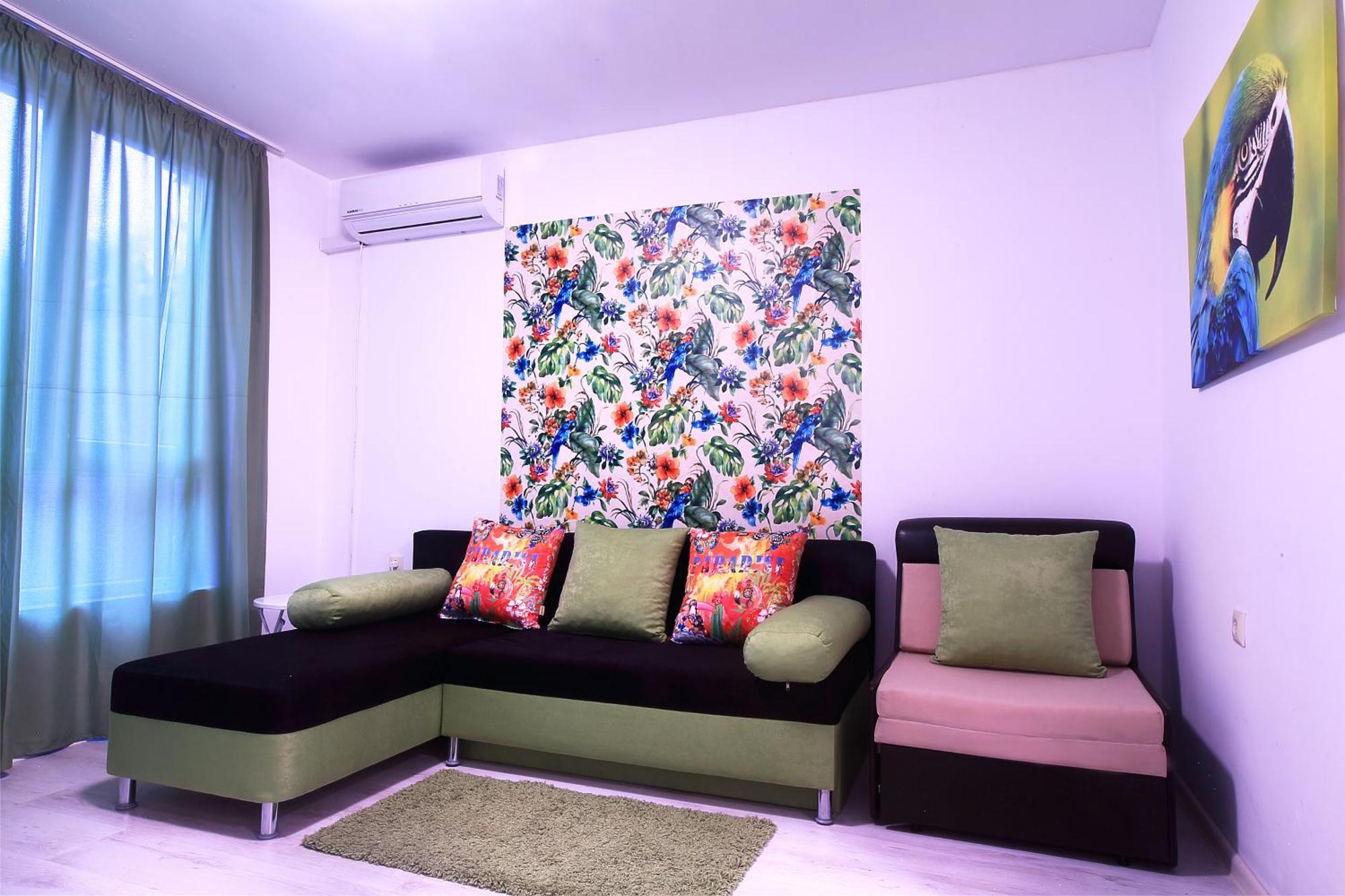 Private Apartment With Parking And Pool Balchik Bagian luar foto